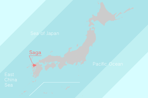 佐賀県の位置