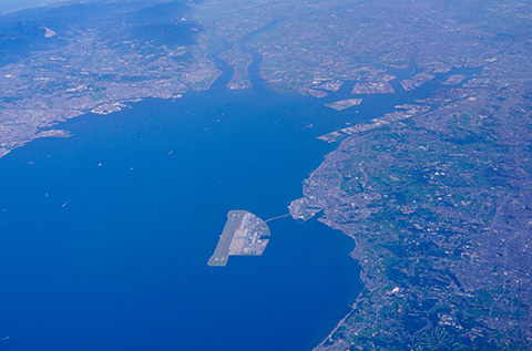 Ise Bay and Chubu Centrair International Airport