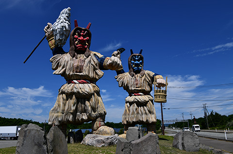 Namahage, traditional folklore deities from Japan.