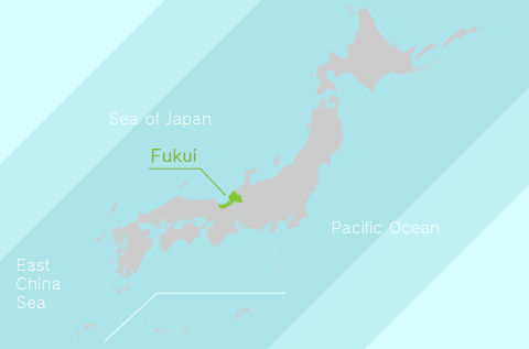 The Location of Fukui Prefecture