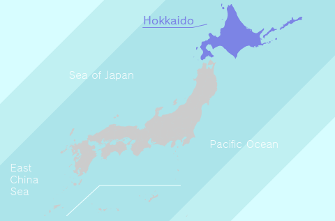 The Location of Hokkaido