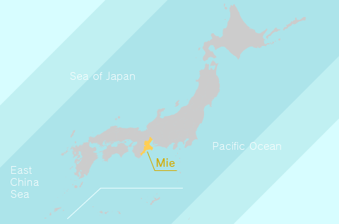 The Location of Mie Prefecture