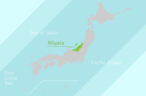 The Location of Niigata Prefecture