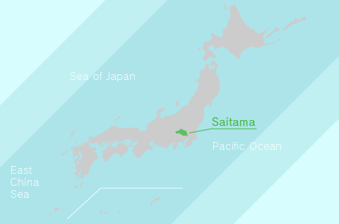 The Location of Saitama Prefecture