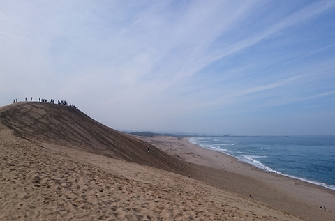 Tottori Sand Dunes, Japan's largest sand dunes.